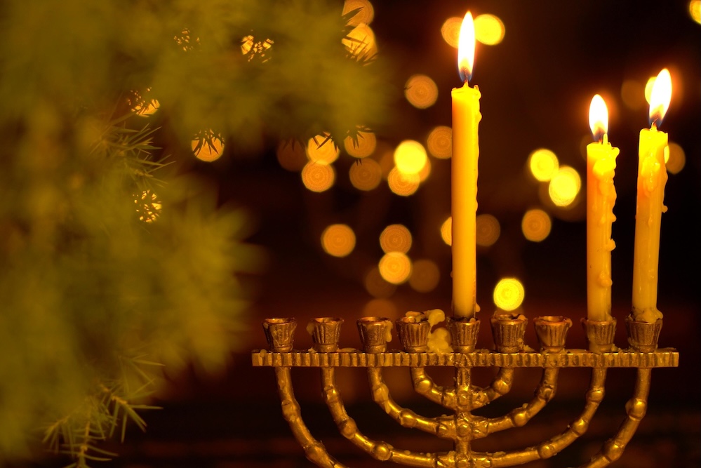 christmas and hanukkah celebration