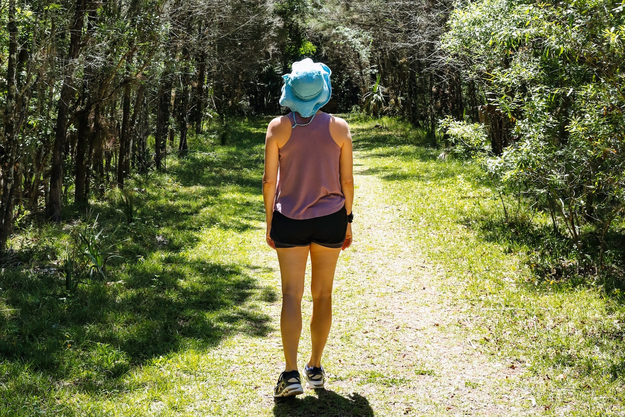 Woman on a hike